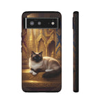 Birman Cat Sacred Temple Silk Art Tough Phone Case