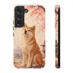 Akita Cherry Blossom Phone Case Sakura Dog Lover Gift