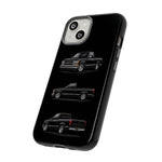 Black Silverado Classic Pickup Tough Phone Case for Chevy Truck Fans