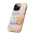 Milk Cookie Phone Case Cute Food Kawaii Tough Cover Gift Art