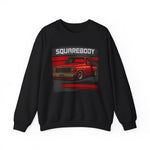 Squarebody Chevy Sweatshirt – Red Classic Truck Retro Style Design