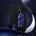 Holographic Skull Phone Case, Shattered Glass Iridescent Cover