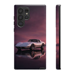 Soft White C3 Corvette Mauve Sky Phone Case