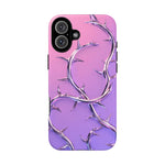 Chrome Thorn Vine Phone Case Vaporwave Tough Cover