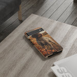 German Wirehaired Pointer Autumn Art Tough Phone Case