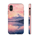 Mount Fuji Dawn Reflection Art Tough Phone Case