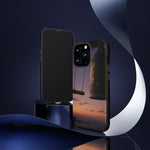 Temple Bell Sunset Phone Case Japan Zen Tough Case