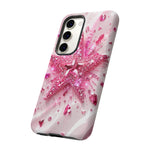 Pink Glitter Star Tough Case | Sparkle Phone Case