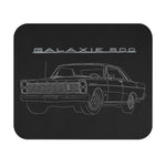 1965 Galaxie 500 Outline Car Mouse Pad | Vintage Car Illustration