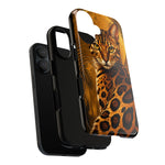 Bengal Cat Wild Spots Gold Art Tough Phone Case