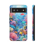 Underwater Coral Reef Phone Case | Colorful Tropical Fish Ocean Scene