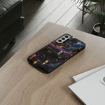 67 GTO Phone Case Purple, Rainy City Night Muscle Car Tough Cover