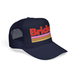 Brickell Miami Trucker Hat Retro Vintage Brickell Florida Foam Snapback Cap South Beach Style Hat