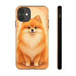 Pomeranian Tiny Fox Fluffy Art Tough Phone Case