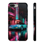 1980s Sports Car C4 Miami Nights Aesthetic Tough Phone Case