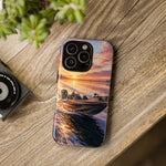 Sunset Bass Fishing Boat phone case | Tough Cover