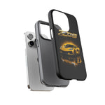Z06 Corvette Phone Case, Yellow Neon Chrome Studio Cover
