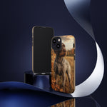 German Wirehaired Pointer Autumn Art Tough Phone Case