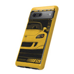S2000 Spa Yellow Retro 90s JDM Car Tough Phone Case