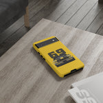 1969 Camaro Z28 Yellow Front View Muscle Car Tough Phone Case