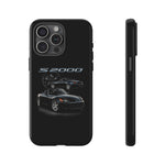 Black S2000 Roadster Collage JDM Tough Phone Case Cover Gift
