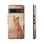 Akita Cherry Blossom Phone Case Sakura Dog Lover Gift
