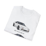 1989 240SX Car Illustration T-Shirt | JDM Coupe Side Front Rear