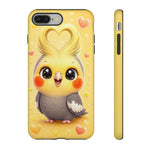 Cockatiel Kawaii Heart Crest Art Tough Phone Case
