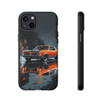 1966 GTO Orange Rainy City Tough Phone Case Cover Gift Art