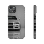 Silver Skyline Phone Case, R34 GTR 90s JDM Legend Tough Cover for Men Gift