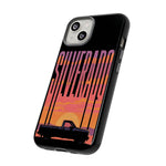 Silverado sunset truck Phone Case | Retro pickup silhouette