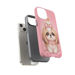 Shih Tzu Princess Kawaii Chibi Puppy Pet Dog Art Tough Phone Case