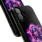 Weeping Angel Statue Vaporwave Phone Case Gothic Cosmic Tough Case