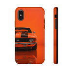69 Camaro SS Tough Phone Case, Orange Classic Muscle Car Gift for Guys