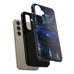 Skyline GT-R R34 Bayside Blue Tokyo Night Art Tough Phone Case