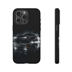 Black Sports Car Illustration 2023 Challenger SRT phone case | Car Drift Reflection