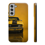 Classic Camaro SS Phone Case, Yellow 69 Muscle Car Cover, Gift for Guys