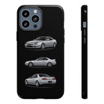 Silver Prelude Sports Coupe Tough Phone Case for JDM Fans