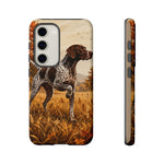 German Shorthaired Pointer Pointing Art Tough Phone Case