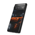 Orange C6 Neon Car Meet Tough Phone Case