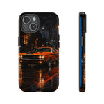 Challenger RT Phone Case, Rainy City Night Muscle Car Tough Cover