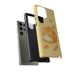 Orange Tabby Loaf Kawaii Chibi Pet Cat Art Tough Phone Case
