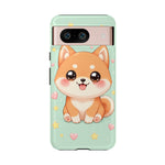 Shiba Inu Kawaii Chibi Smile Pet Dog Art Tough Phone Case