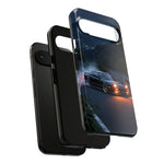 240SX JDM Drift Smoke Night Street Art Tough Phone Case