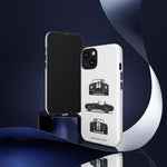 1966 Cobra Blue White Stripe Roadster Tough Phone Case Cover