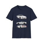 1989 240SX Car Illustration T-Shirt | JDM Coupe Side Front Rear