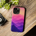 Pastel Mountain Haze Vaporwave Art Tough Phone Case
