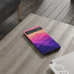 Pastel Mountain Haze Vaporwave Art Tough Phone Case