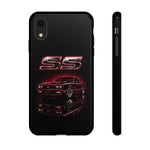 Red SS Muscle Car Monte Carlo phone case | Classic Chevy design