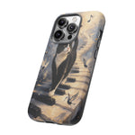 Piano Cat walking on keys Tough Case | Phone cover, musical cat art
